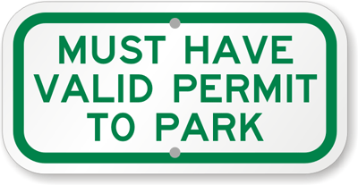 Parking permit 